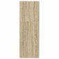 vidaXL Συρταριέρα Γενικής Χρήσης Sonoma Δρυς 30x41x118 εκ Επεξ. Ξύλο