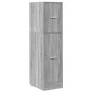 vidaXL Συρταριέρα Γενικής Χρήσης Γκρι Sonoma 30x41x118 εκ. Επεξ. Ξύλο