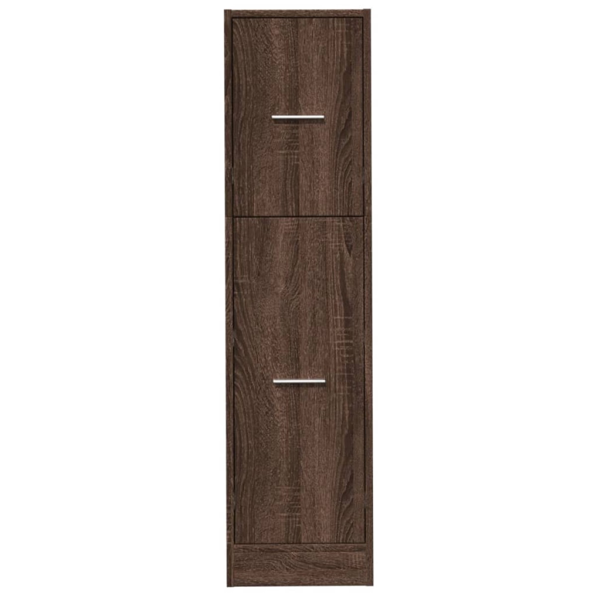 vidaXL Συρταριέρα Γενικής Χρήσης Καφέ Δρυς 30x41x118 εκ. Επεξ. Ξύλο