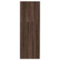 vidaXL Συρταριέρα Γενικής Χρήσης Καφέ Δρυς 30x41x118 εκ. Επεξ. Ξύλο