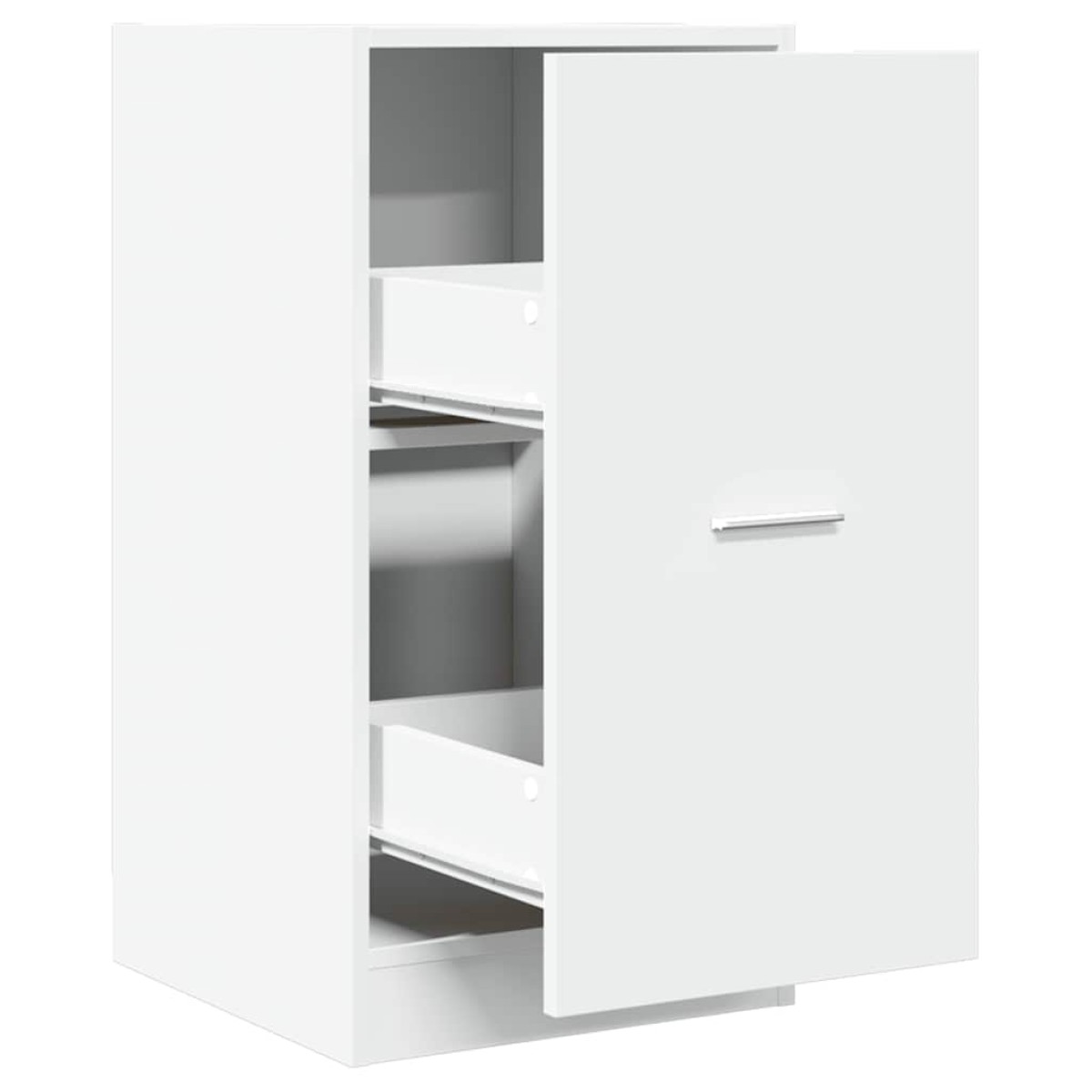 vidaXL Συρταριέρα Γενικής Χρήσης Λευκή 40x41x77,5 εκ. Επεξ. Ξύλο