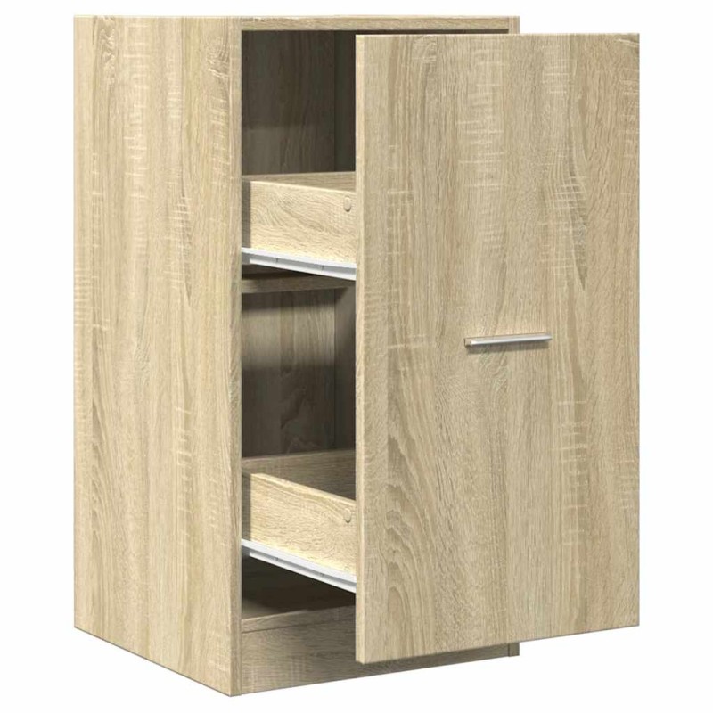 vidaXL Συρταριέρα Γενικής Χρήσης Sonoma Δρυς 40x41x77,5 εκ Επεξ. Ξύλο