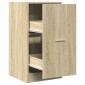 vidaXL Συρταριέρα Γενικής Χρήσης Sonoma Δρυς 40x41x77,5 εκ Επεξ. Ξύλο