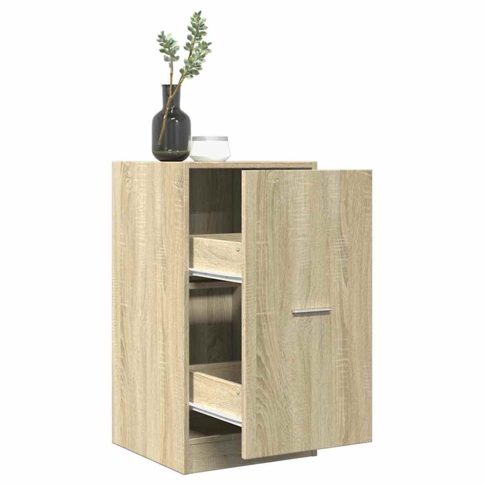 vidaXL Συρταριέρα Γενικής Χρήσης Sonoma Δρυς 40x41x77,5 εκ Επεξ. Ξύλο