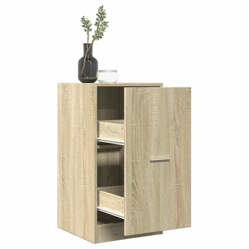 vidaXL Συρταριέρα Γενικής Χρήσης Sonoma Δρυς 40x41x77,5 εκ Επεξ. Ξύλο