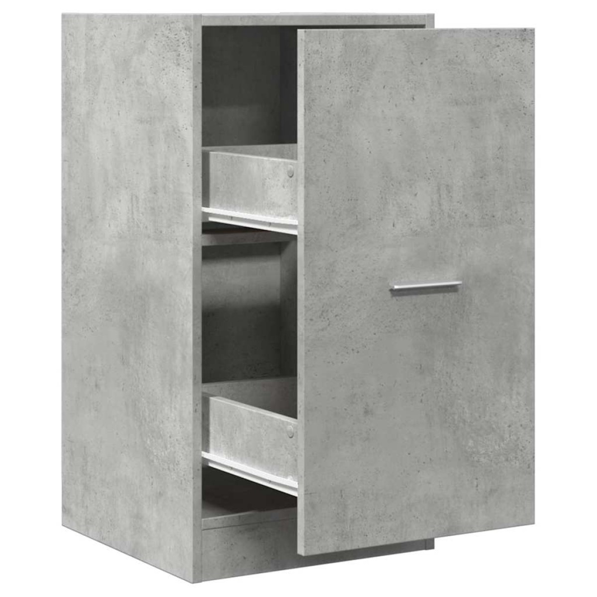vidaXL Συρταριέρα Γενικής Χρήσης Γκρι Σκυρ. 40x41x77,5 εκ. Επεξ. Ξύλο