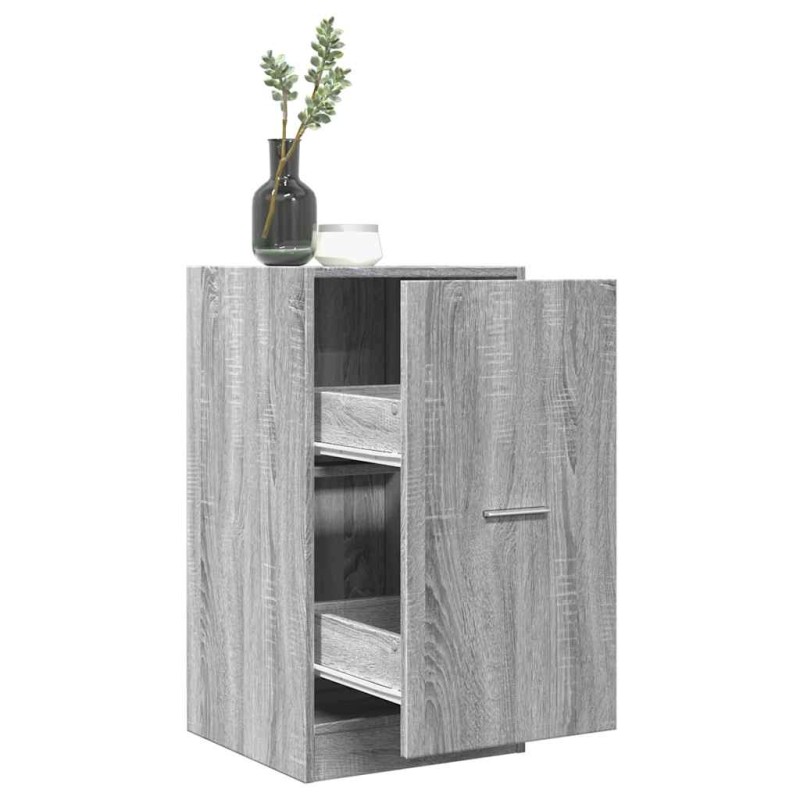 vidaXL Συρταριέρα Γενικής Χρήσης Γκρι Sonoma 40x41x77,5 εκ. Επεξ. Ξύλο