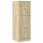 vidaXL Συρταριέρα Γενικής Χρήσης Sonoma Δρυς 40x41x118 εκ Επεξ. Ξύλο