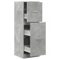 vidaXL Συρταριέρα Γενικής Χρήσης Γκρι Σκυρ.40x41x118 εκ. Επεξ. Ξύλο