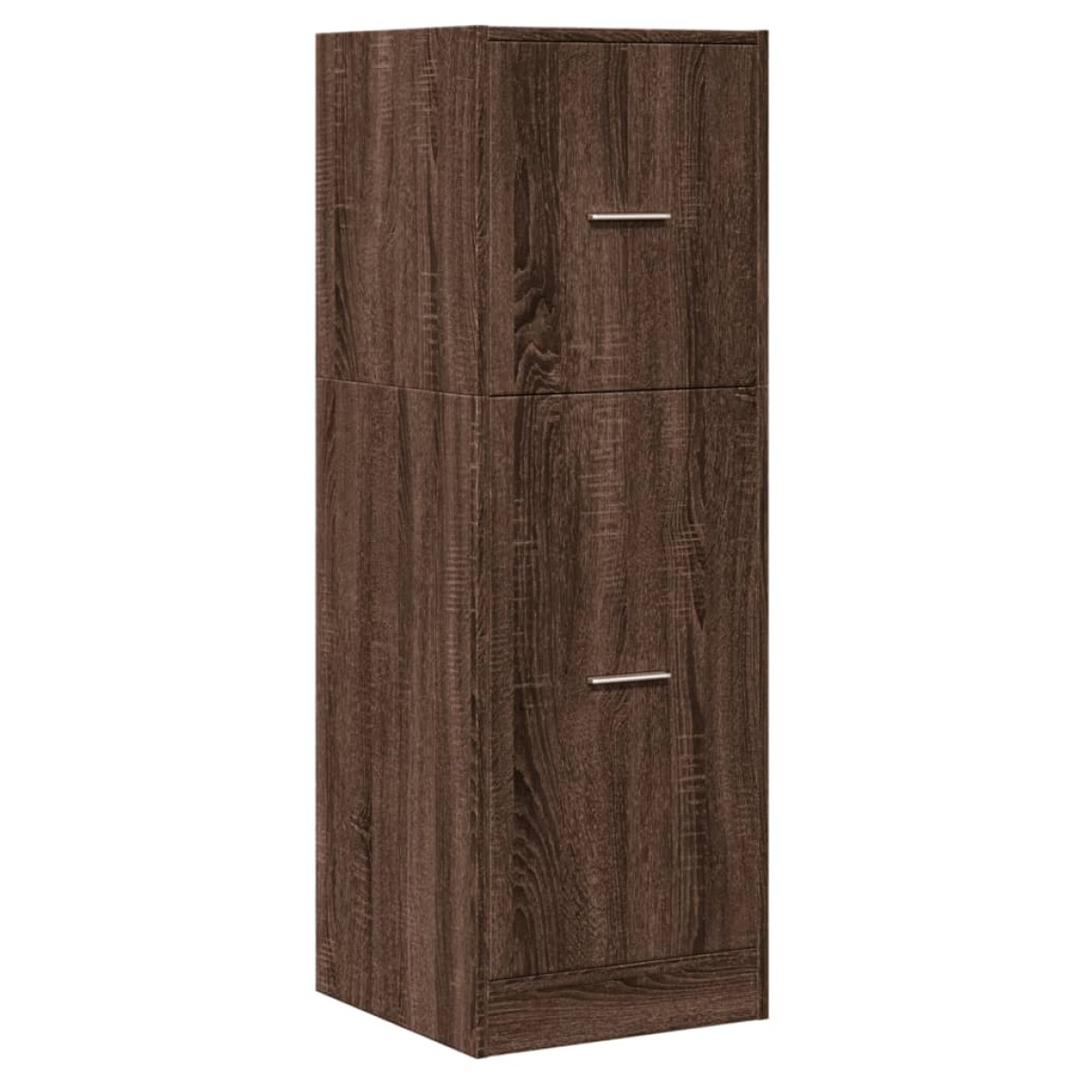 vidaXL Συρταριέρα Γενικής Χρήσης Καφέ Δρυς 40x41x118 εκ. Επεξ. Ξύλο