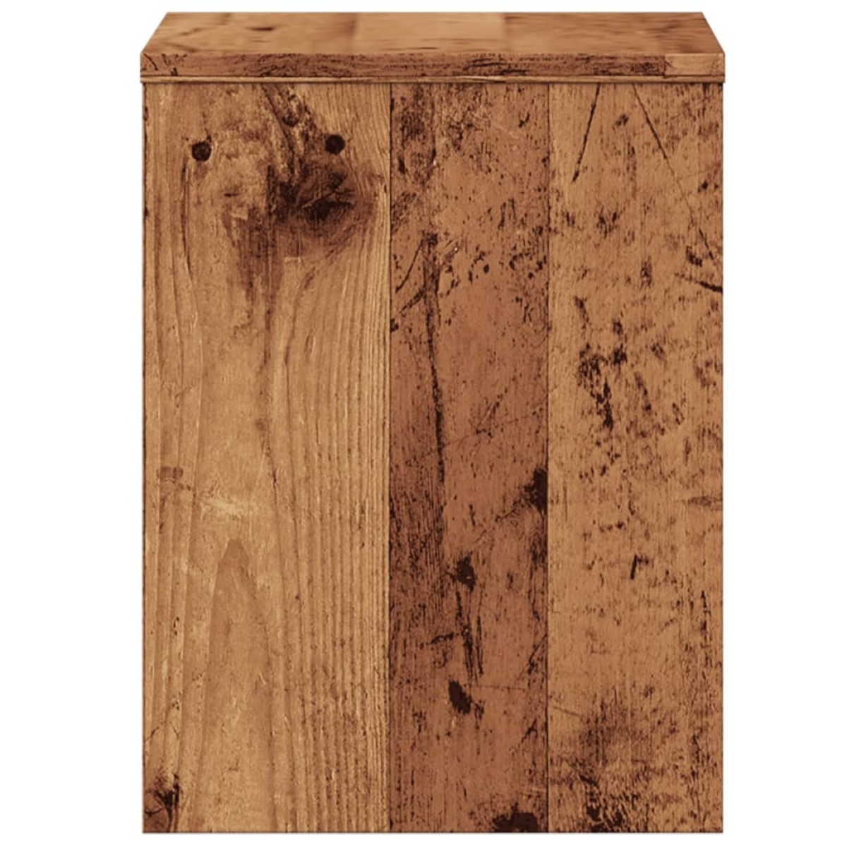 vidaXL Κομοδίνα 2 τεμ. Όψη Παλαιού Ξύλου 40x30x40 εκ. από Επεξ. Ξύλο