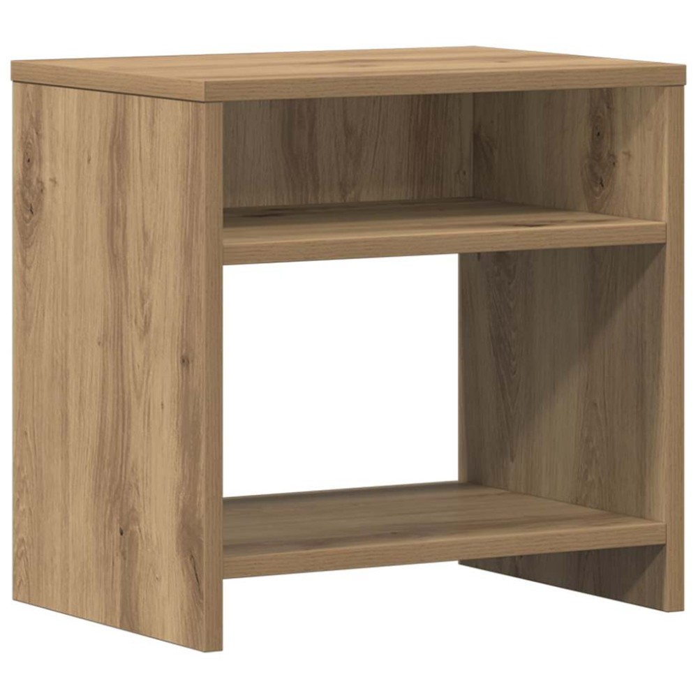 vidaXL Κομοδίνο Χρώμα Αρτισιανή Δρυς 40 x 30 x 40 εκ. από Επεξ. Ξύλο