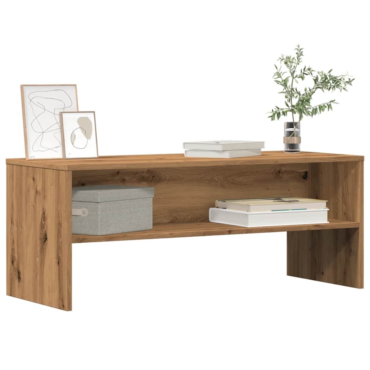 vidaXL Έπιπλο Τηλεόρασης Αρτισιανή Δρυς 100x40x40 εκ από Επεξεργ. Ξύλο