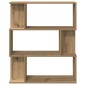 vidaXL Ντουλάπι βιβλίων Artisan Oak 80x24x96 cm Κατασκευασμένο ξύλο