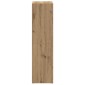 vidaXL Βιβλιοθήκη Artisan Δρυς 36x30x114 εκ. Επεξεργασμένο Ξύλο