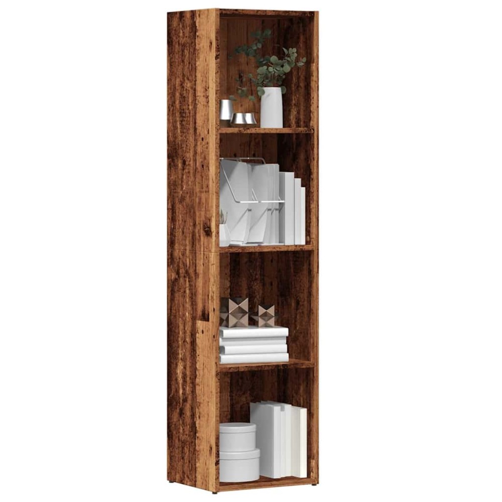 ντουλάπι βιβλίων vidaXL Παλιό ξύλο 36x30x143 cm Κατασκευασμένο ξύλο