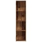 ντουλάπι βιβλίων vidaXL Παλιό ξύλο 36x30x143 cm Κατασκευασμένο ξύλο