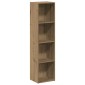 vidaXL Ντουλάπι βιβλίων Artisan Oak 36x30x143 cm Κατασκευασμένο ξύλο