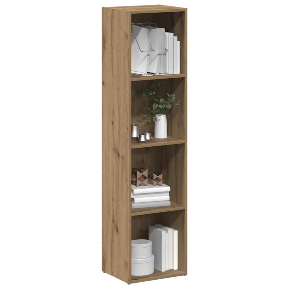 vidaXL Ντουλάπι βιβλίων Artisan Oak 36x30x143 cm Κατασκευασμένο ξύλο