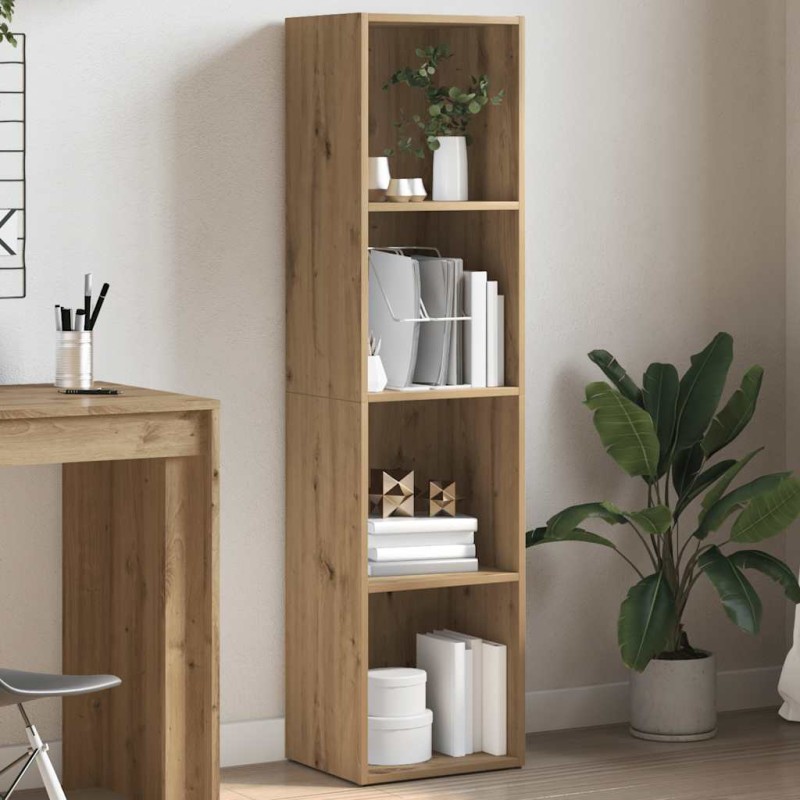 vidaXL Ντουλάπι βιβλίων Artisan Oak 36x30x143 cm Κατασκευασμένο ξύλο