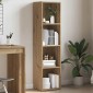 vidaXL Ντουλάπι βιβλίων Artisan Oak 36x30x143 cm Κατασκευασμένο ξύλο