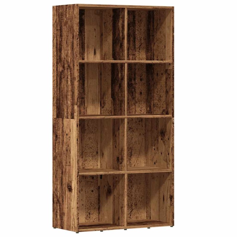 ντουλάπι βιβλίων vidaXL Παλιό ξύλο 66x30x130 cm Κατασκευασμένο ξύλο