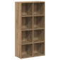 vidaXL Ντουλάπι βιβλίων Artisan Oak 66x30x130 cm Κατασκευασμένο ξύλο