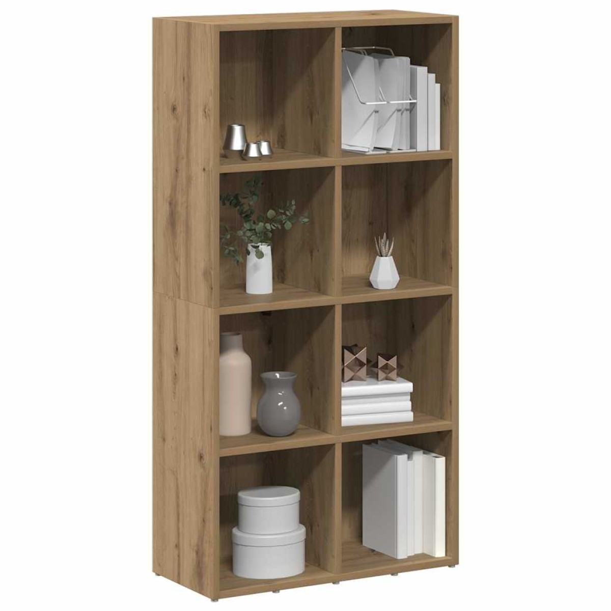 vidaXL Ντουλάπι βιβλίων Artisan Oak 66x30x130 cm Κατασκευασμένο ξύλο