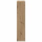 vidaXL Ντουλάπι βιβλίων Artisan Oak 66x30x130 cm Κατασκευασμένο ξύλο