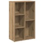 vidaXL Βιβλιοθήκη Artisan Δρυς 50x25x80 εκ. Επεξεργασμένο Ξύλο