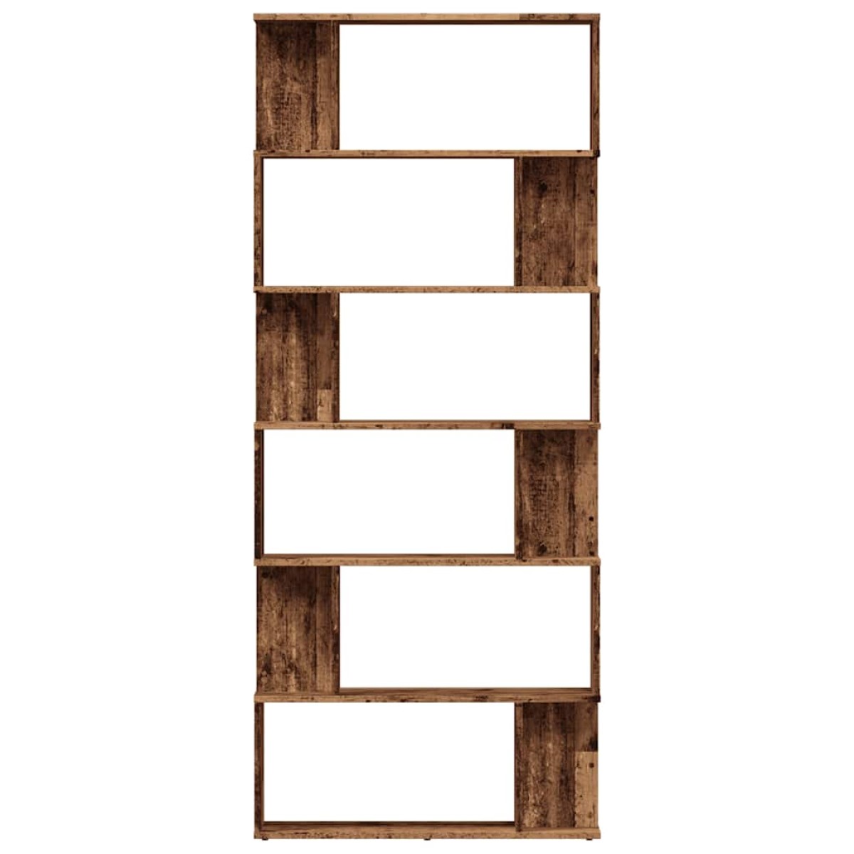 vidaXL Ντουλάπι βιβλίων Παλιό ξύλο 80x24x192 cm Κατασκευασμένο ξύλο