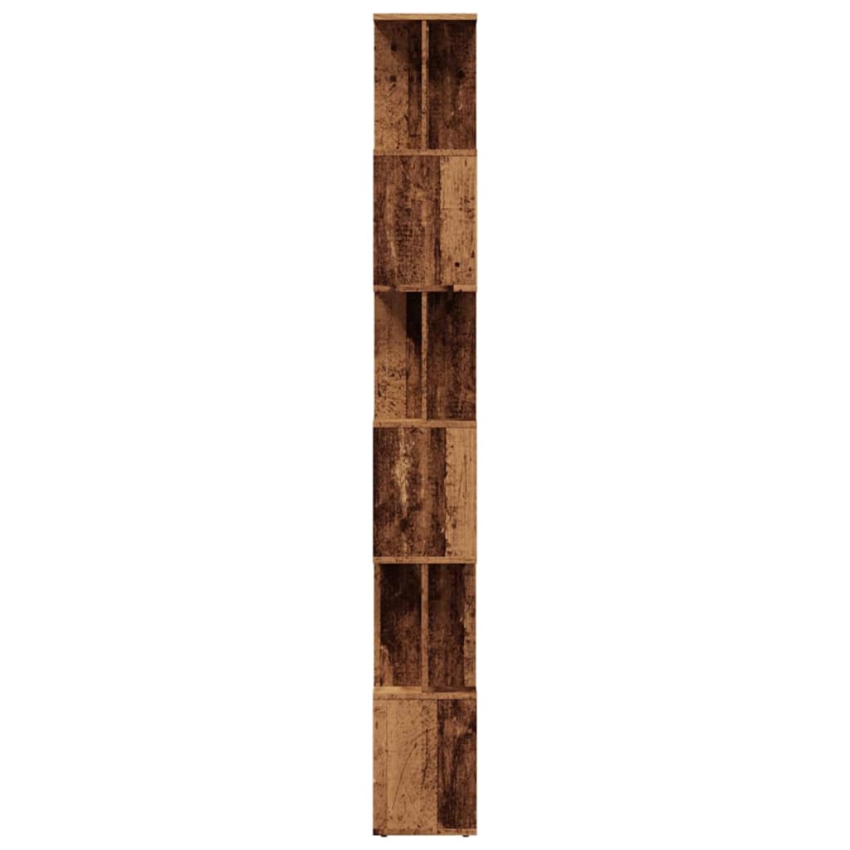 vidaXL Ντουλάπι βιβλίων Παλιό ξύλο 80x24x192 cm Κατασκευασμένο ξύλο