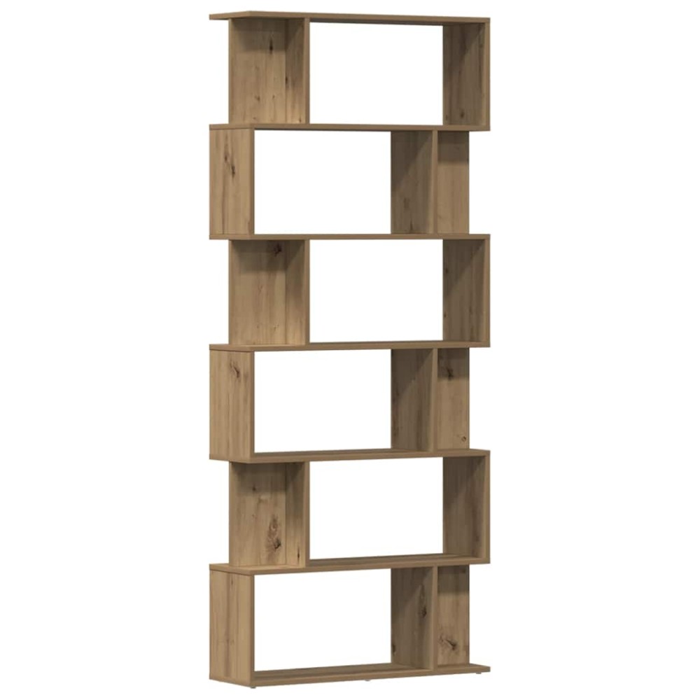 vidaXL Ντουλάπι βιβλίων Artisan Oak 80x24x192 cm Κατασκευασμένο ξύλο