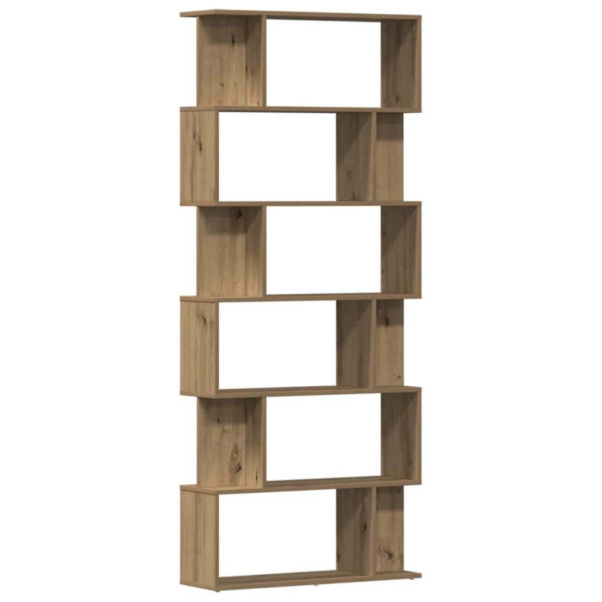 vidaXL Ντουλάπι βιβλίων Artisan Oak 80x24x192 cm Κατασκευασμένο ξύλο