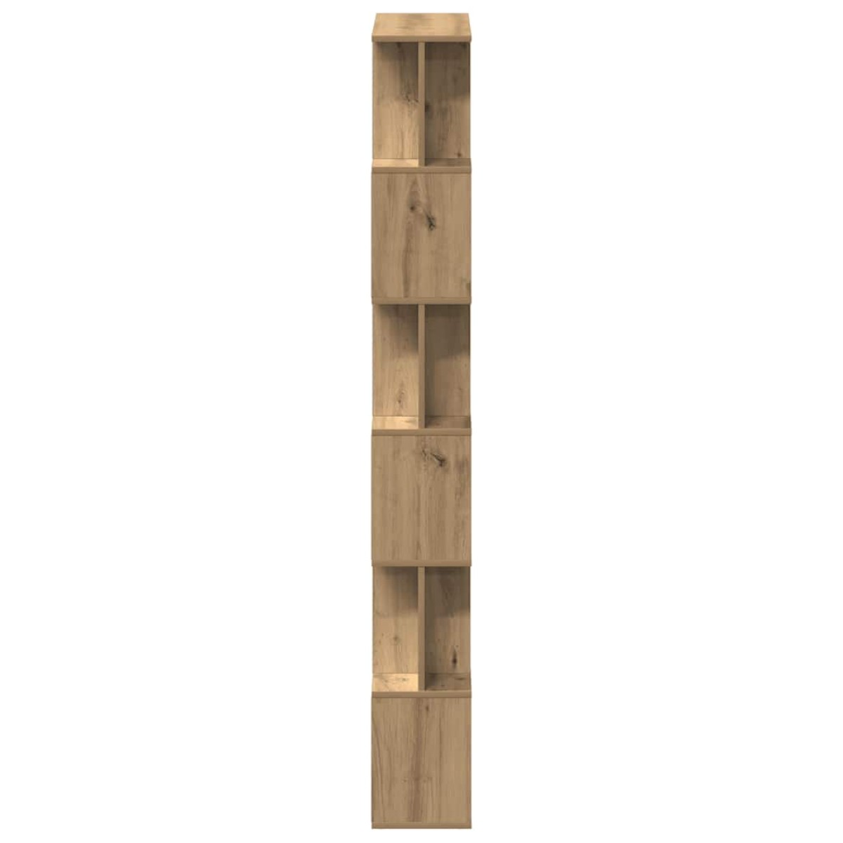 vidaXL Ντουλάπι βιβλίων Artisan Oak 80x24x192 cm Κατασκευασμένο ξύλο