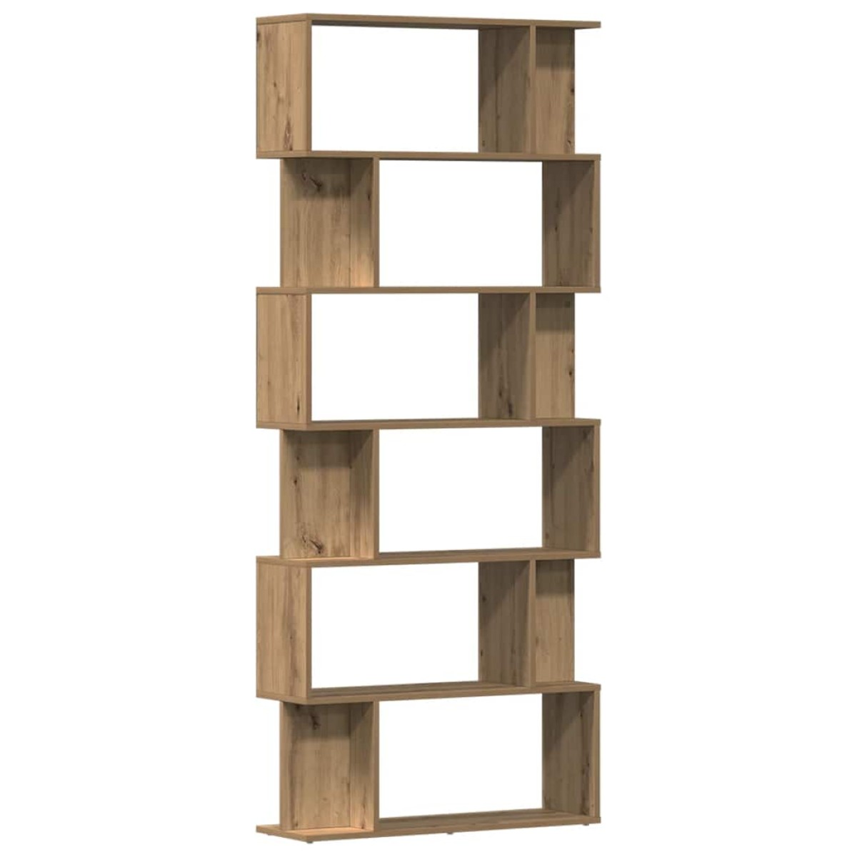 vidaXL Ντουλάπι βιβλίων Artisan Oak 80x24x192 cm Κατασκευασμένο ξύλο