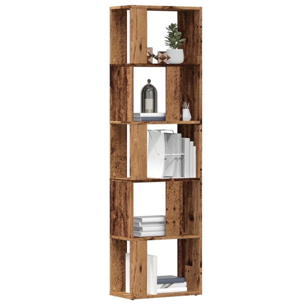 vidaXL Ντουλάπι βιβλίων Παλιό ξύλο 45x24x159 cm Κατασκευασμένο ξύλο