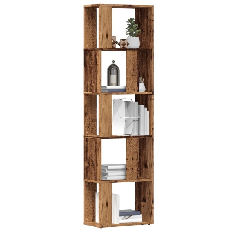vidaXL Ντουλάπι βιβλίων Παλιό ξύλο 45x24x159 cm Κατασκευασμένο ξύλο