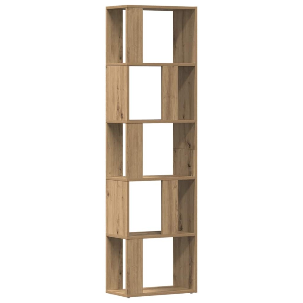 vidaXL Βιβλιοθήκη Artisan Δρυς 45x24x159 εκ. Επεξεργασμένο Ξύλο