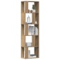 vidaXL Βιβλιοθήκη Artisan Δρυς 45x24x159 εκ. Επεξεργασμένο Ξύλο