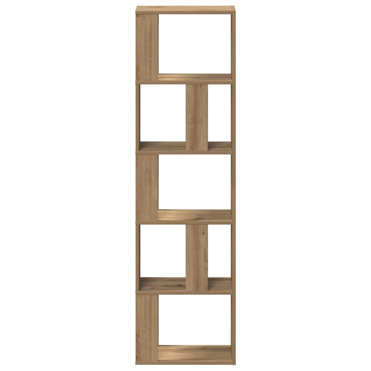 vidaXL Βιβλιοθήκη Artisan Δρυς 45x24x159 εκ. Επεξεργασμένο Ξύλο
