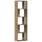 vidaXL Βιβλιοθήκη Artisan Δρυς 45x24x159 εκ. Επεξεργασμένο Ξύλο