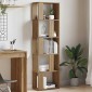 vidaXL Βιβλιοθήκη Artisan Δρυς 45x24x159 εκ. Επεξεργασμένο Ξύλο