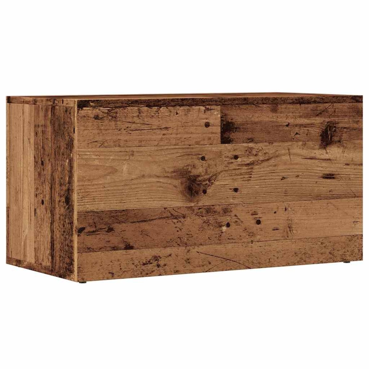 vidaXL LP Κουτί Αποθήκευσης Όψη Παλαιού Ξύλου 69,5x34x36 εκ. Επεξ.Ξύλο