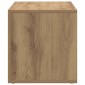 vidaXL LP Κουτί Αποθήκευσης Αρτισιανή Δρυς 69,5x34x36 εκ. Επεξ.Ξύλο