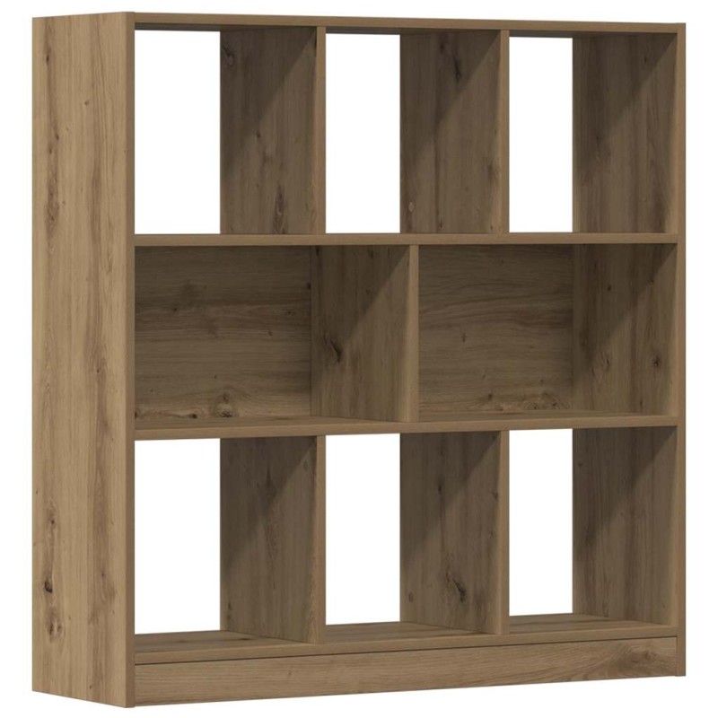 vidaXL Ντουλάπι βιβλίων Artisan Oak 97,5x29,5x100 cm Ξύλο μηχανής