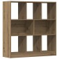 vidaXL Ντουλάπι βιβλίων Artisan Oak 97,5x29,5x100 cm Ξύλο μηχανής