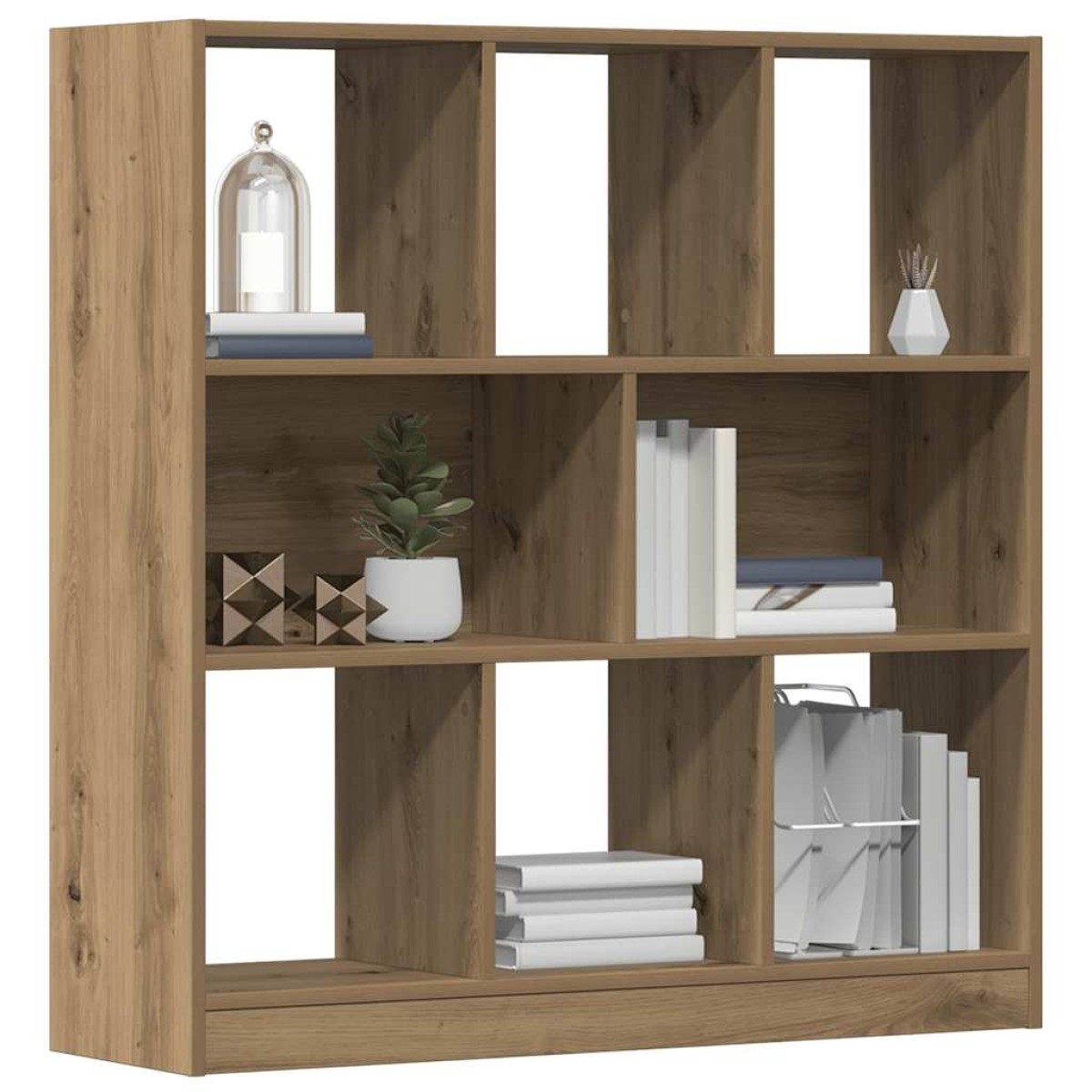 vidaXL Ντουλάπι βιβλίων Artisan Oak 97,5x29,5x100 cm Ξύλο μηχανής