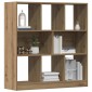 vidaXL Ντουλάπι βιβλίων Artisan Oak 97,5x29,5x100 cm Ξύλο μηχανής