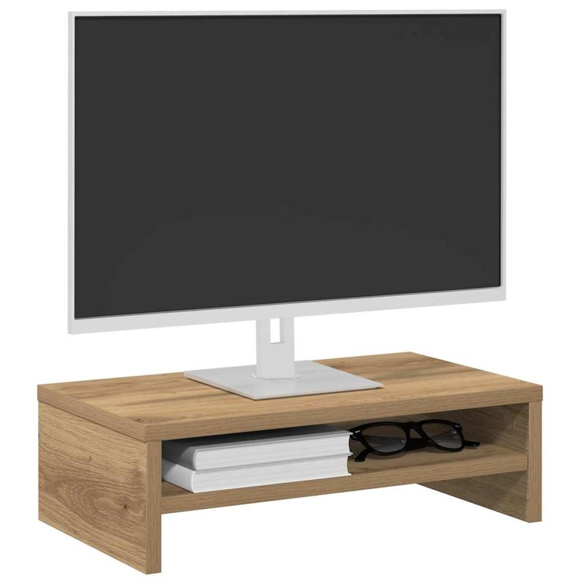 Βάση οθόνης vidaXL Artisan Oak 42x24x13 cm Κατασκευασμένο ξύλο